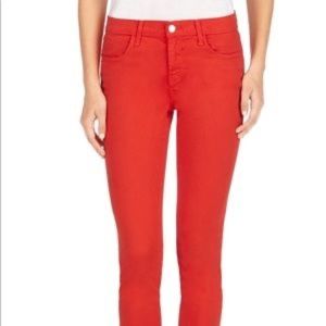 J Brand Super Skinny - Torch Red - Size 31